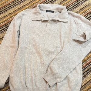 Gray Polo Sweater